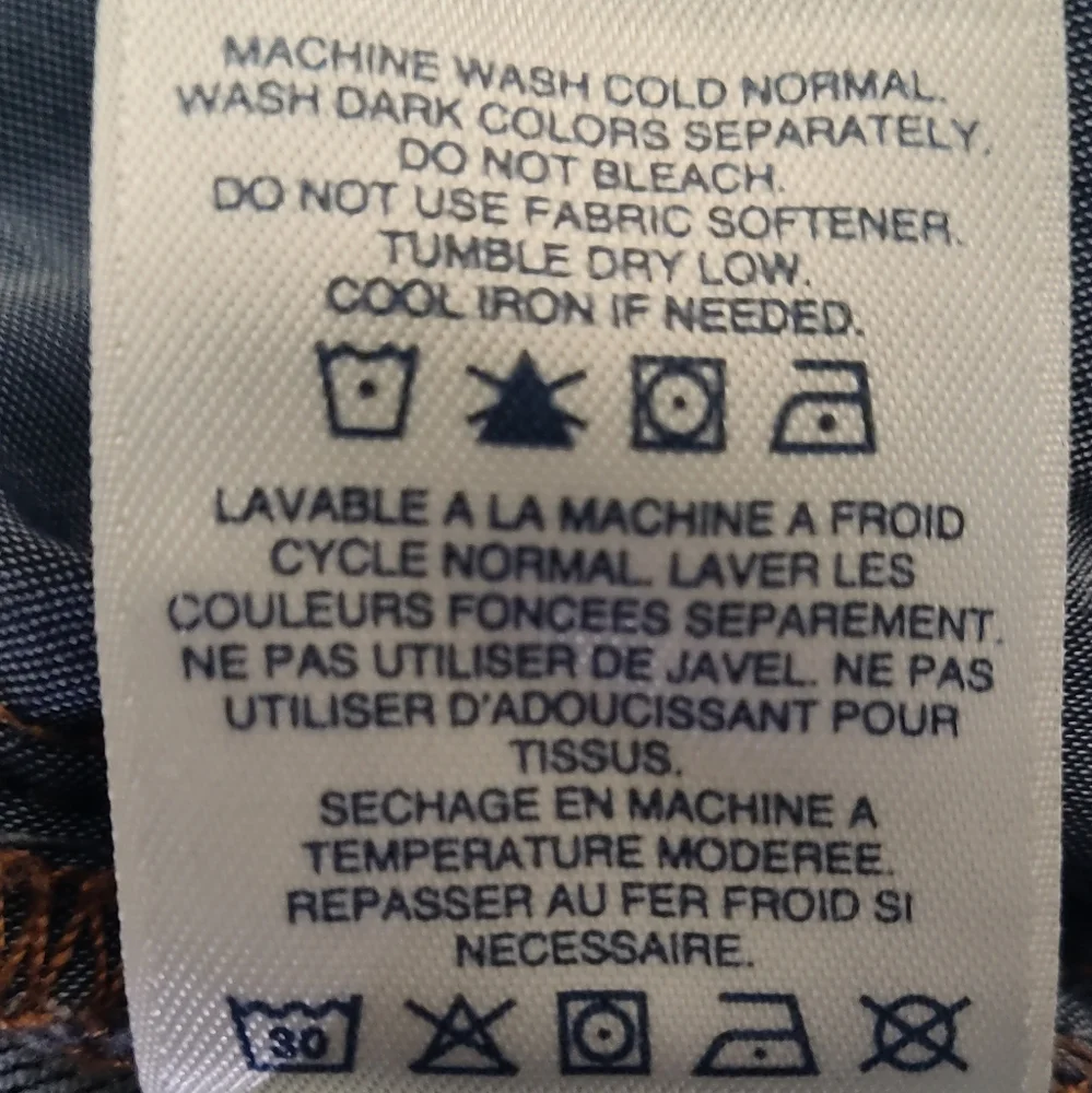 Land's End Mid Rise Curvy Skinny Jeans Size 12 - Picture 4 of 4
